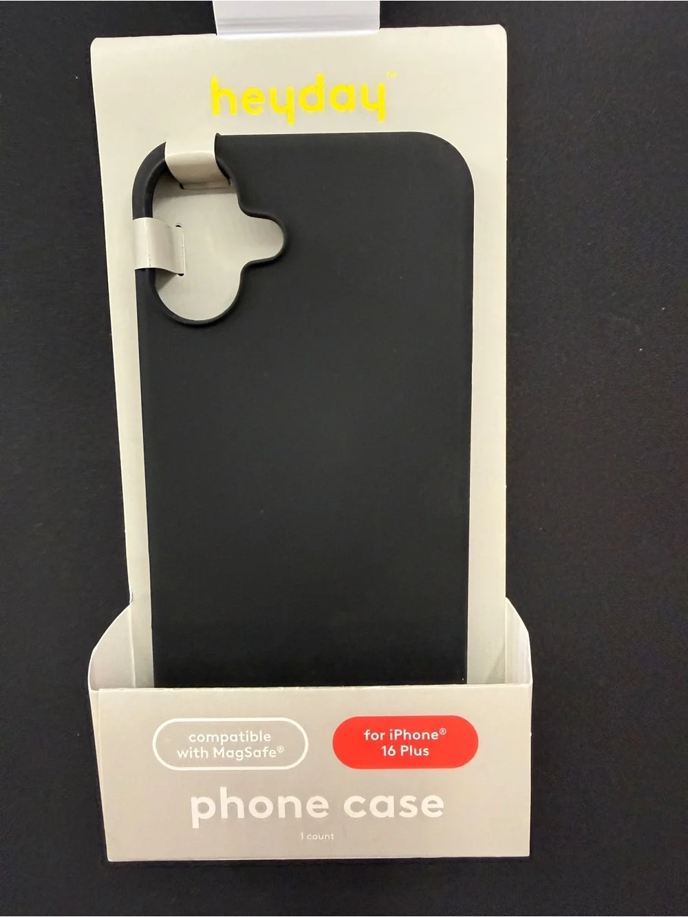 Apple iPhone 16 Plus  Silicone Case for MagSafe - heyday - Black - Soft Touch